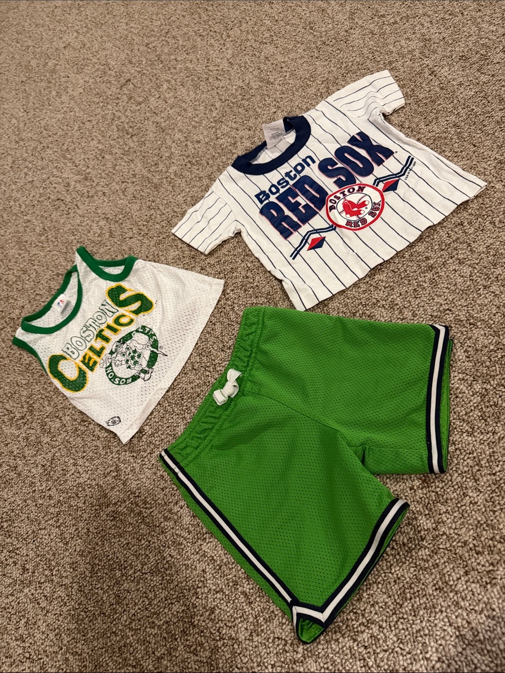 Vintage Celtics & Red Sox toddler bundle
